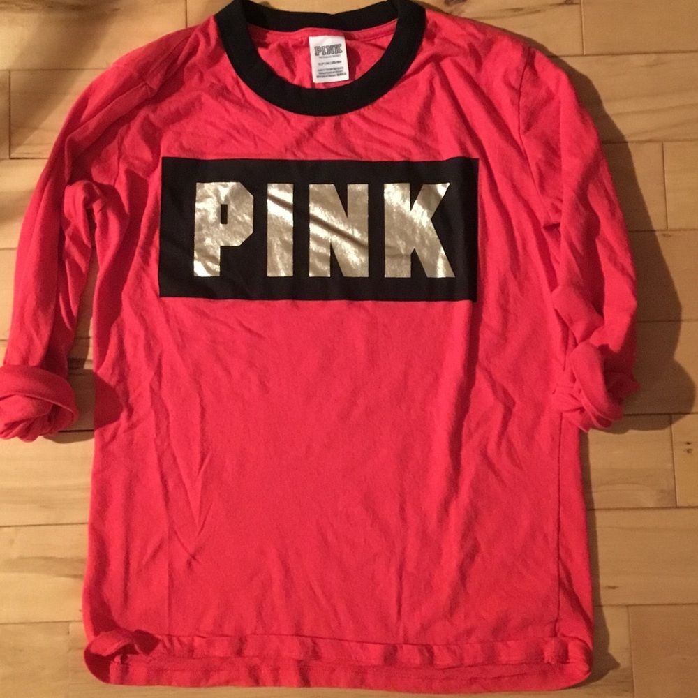 PINK long sleeve tee